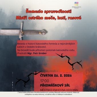 Přijďte nahlédnout do světa, o kterém se příliš nemluví, ale který byl nedílnou součástí historie. Přednáší Mgr. Petr Gruber. 